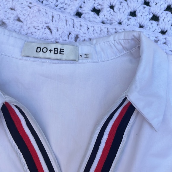 White oversized button down - Picture 3 of 4